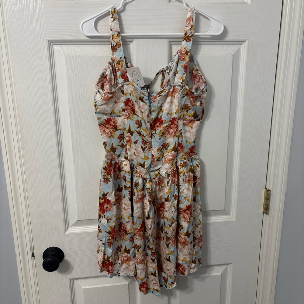 Cider Floral Mini Dress - Multicolor - Picture 3 of 7